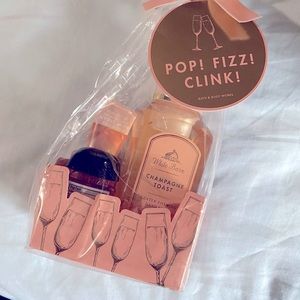 Champagne Toast Hand Soap, Cream & Sanitizer Set